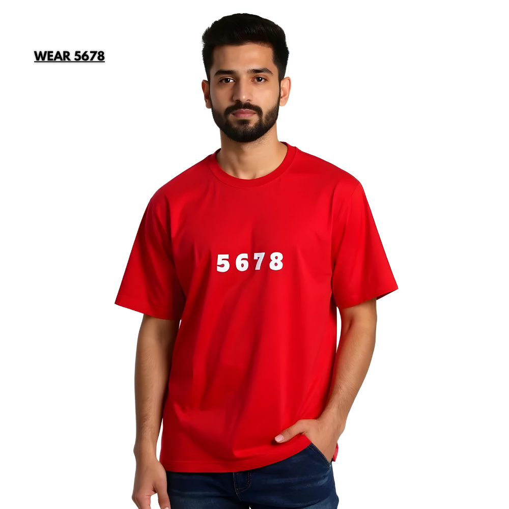 5678 - Men Oversized T-Shirt