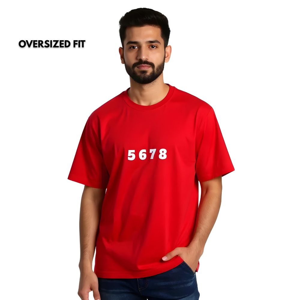 5678 - Men Oversized T-Shirt