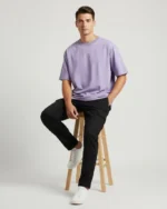 Pastel Lavender Oversized T-Shirt | Heavyweight 230 GSM