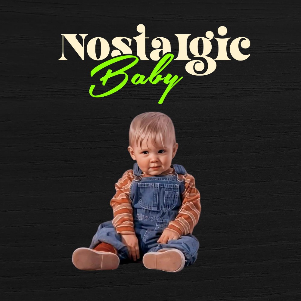 Nostalgic Baby - Oversized Tee